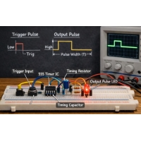 Monostabile multivibrator: werke, kringontwerp, formule en gebruike